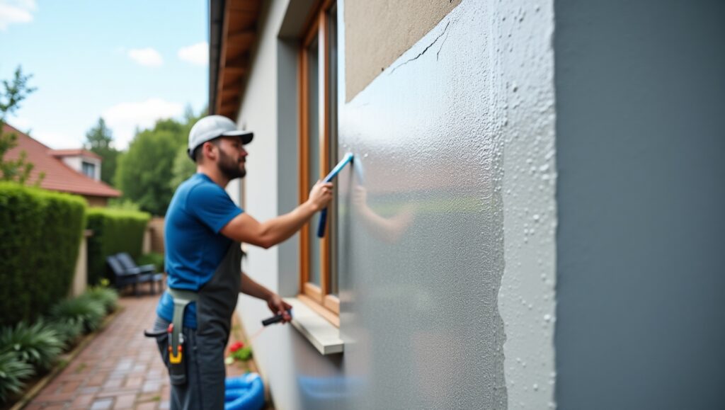 External wall waterproofing for prevent leakage in homes during monsoon