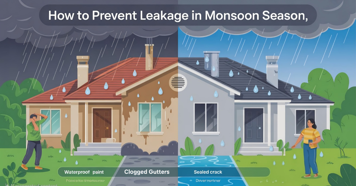 Prevent Leakage in Homes During Monsoon: Essential Tips
