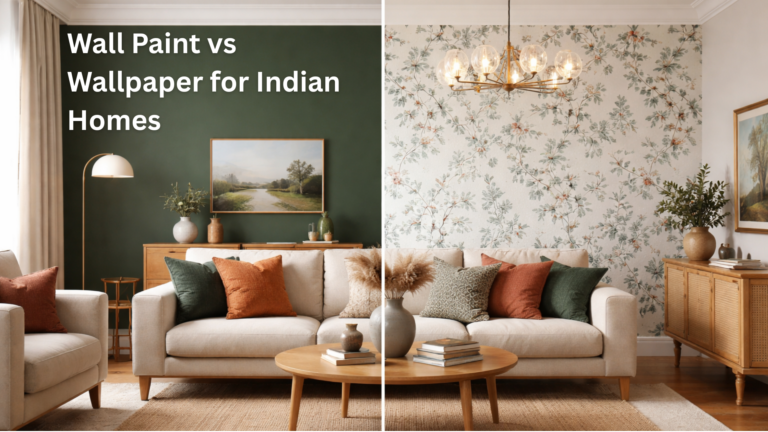 Read more about the article Wall Paint vs. Wallpaper for Indian Homes: Which Is Really Worth It?