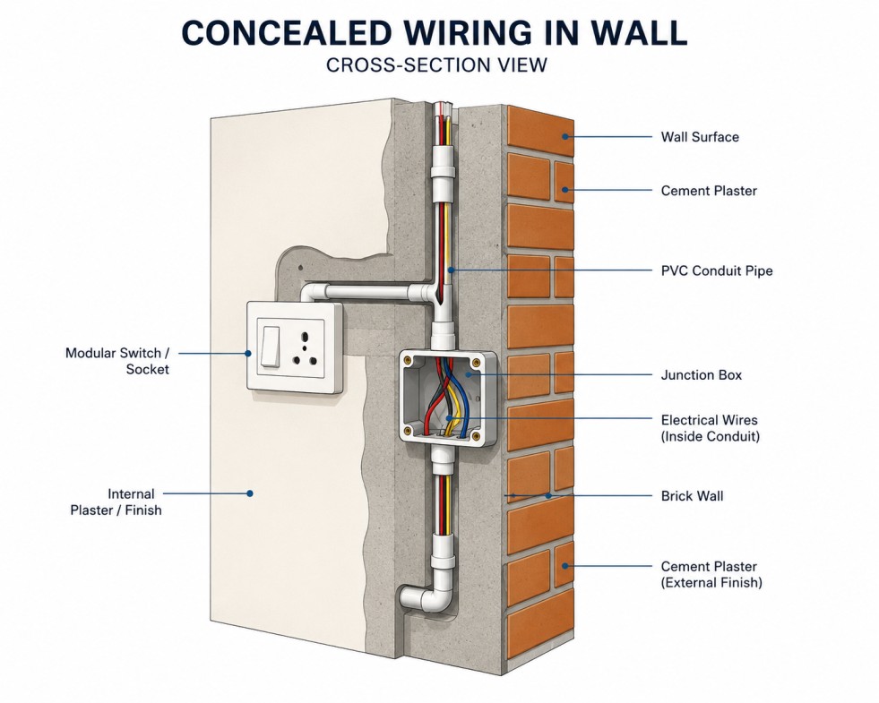Concealed vs Open Wiring: Which Is Safer for Indian Homes?