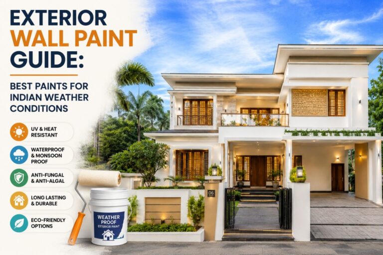 Read more about the article Exterior Wall Paint Guide: Best Paints for Indian Weather Conditions