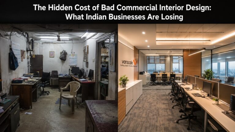 Read more about the article The Hidden Cost of Bad Commercial Interior Design: What Indian Businesses Are Losing