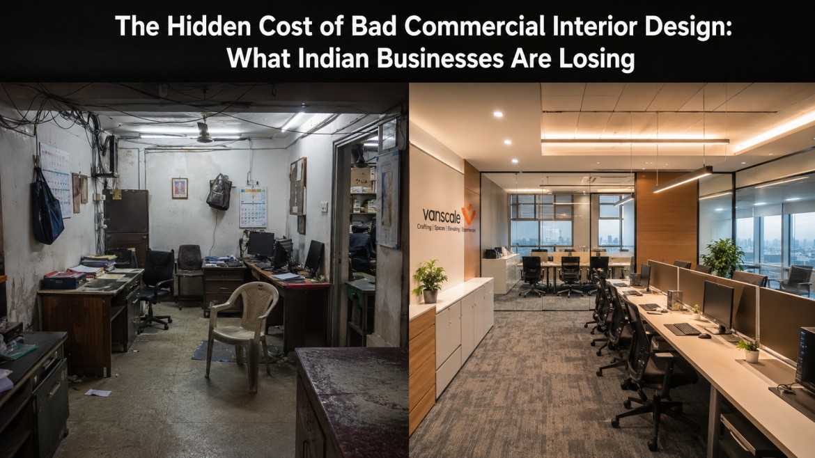 You are currently viewing The Hidden Cost of Bad Commercial Interior Design: What Indian Businesses Are Losing