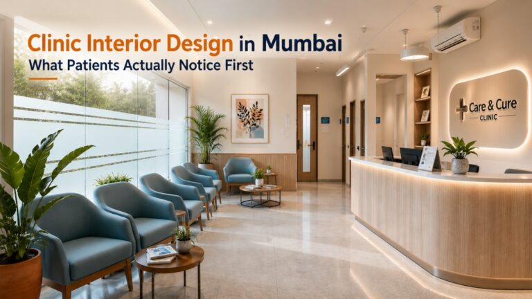 Read more about the article Clinic Interior Design in Mumbai: What Patients Actually Notice First