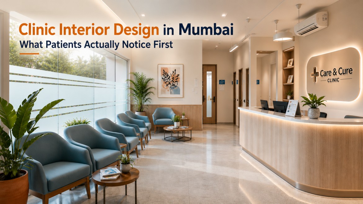 Read more about the article Clinic Interior Design in Mumbai: What Patients Actually Notice First
