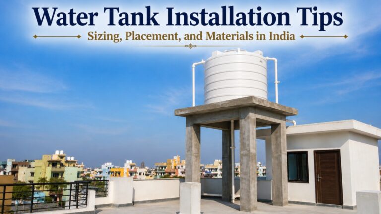 Read more about the article Water Tank Installation Tips: Sizing, Placement, and Materials in India