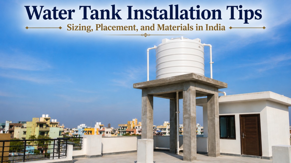 Water Tank Installation Tips: Sizing, Placement, and Materials in India